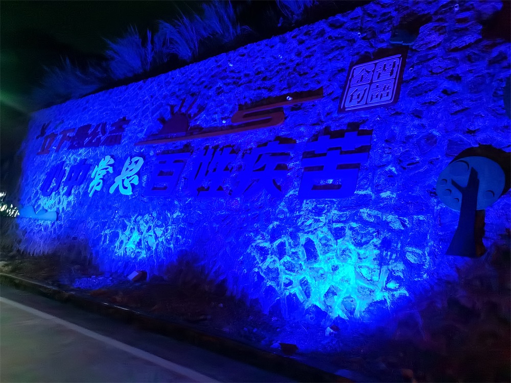 建黨100周年微光能變色廣告燈路燈