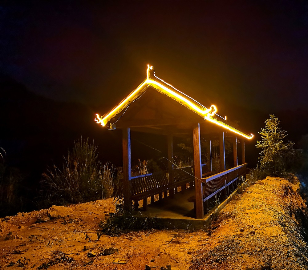 2021涼亭微光能景觀路燈效果